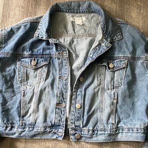 Womens Jean Jacket Denim Blue XL